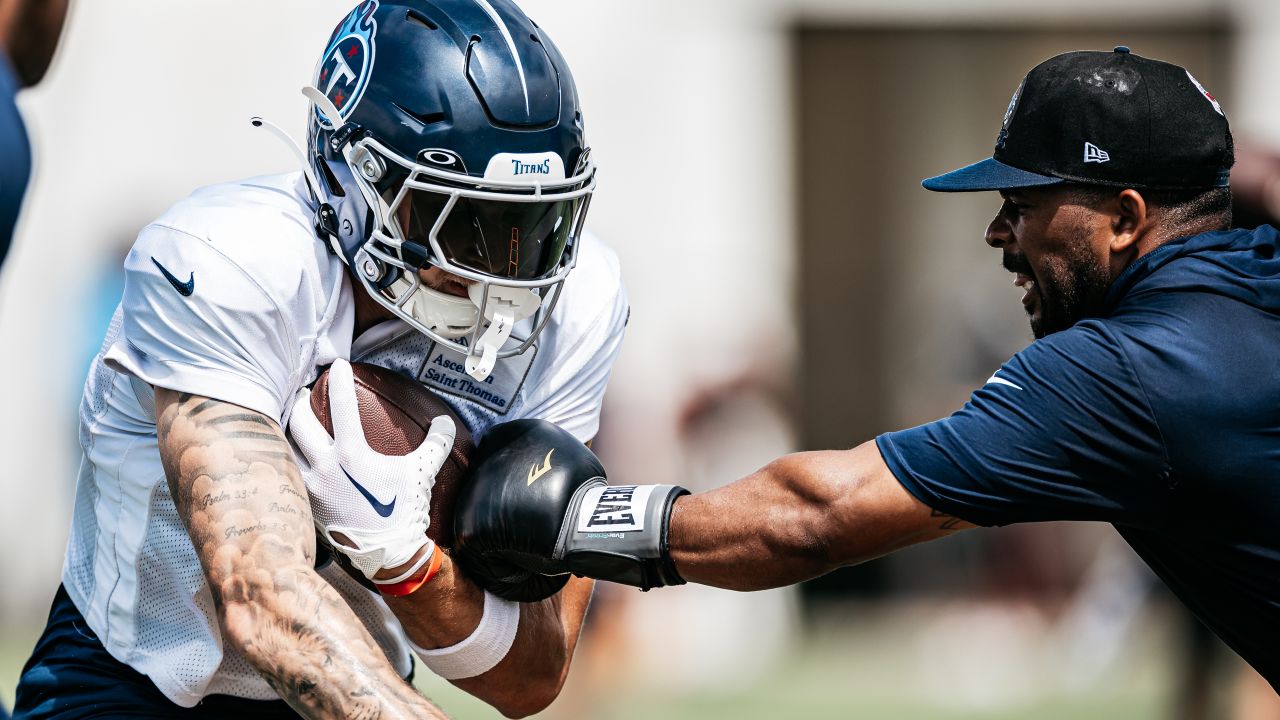 Tennessee Titans wide receiver Mason Kinsey (12) in action during