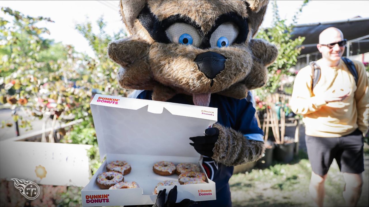 Tennessee Titans - Join Titans mascot T-Rac on his Dunkin