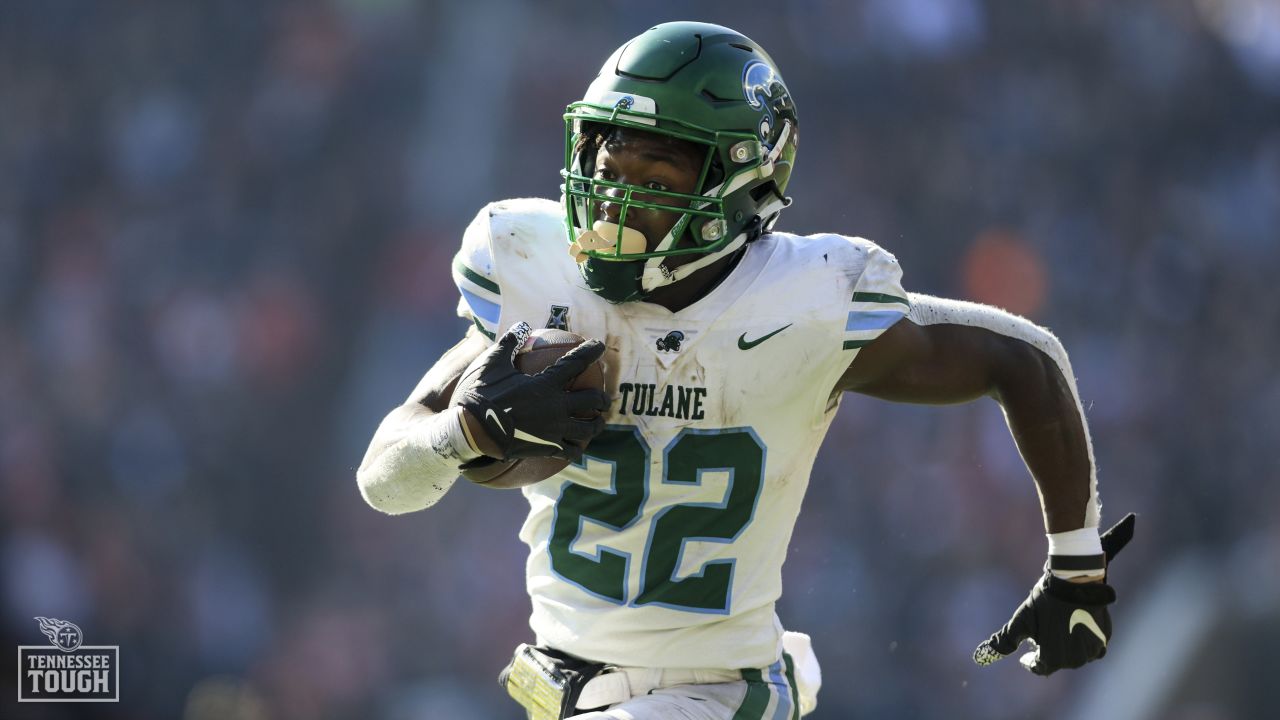 Titans Select Tulane RB Tyjae Spears in the Third Round of Friday's NFL  Draft