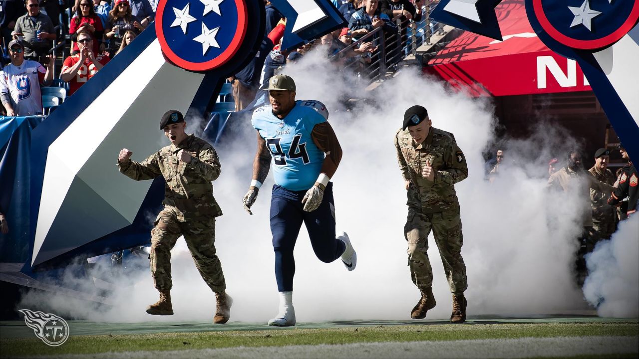 Tenn. Titans honor military members with 'Salute to Service' game