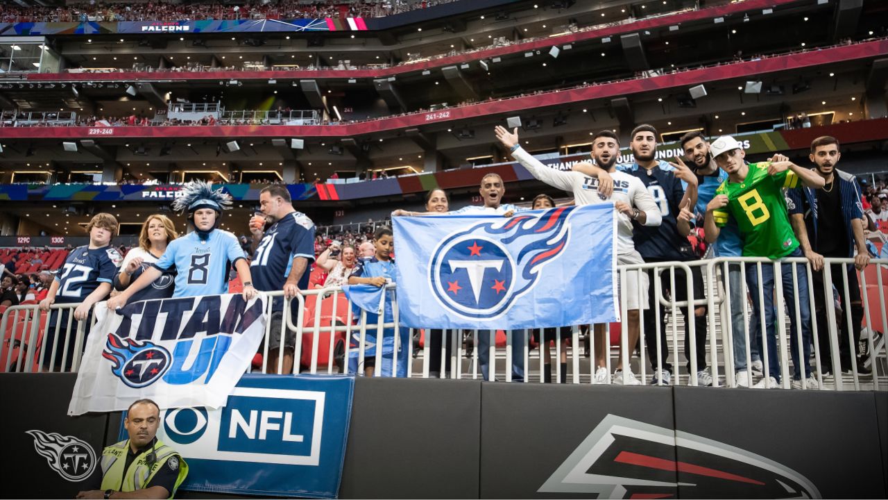 Titans Fans 'Titan Up' in Atlanta