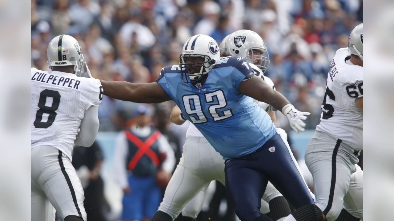 Tennessee Titans defensive tackle Albert Haynesworth during 27-24