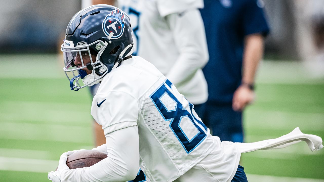 Tennessee Titans safety Amani Hooker (37) walks of the field after an NFL  football training camp practice Monday, July 31, 2023, in Nashville, Tenn.  (AP Photo/George Walker IV Stock Photo - Alamy