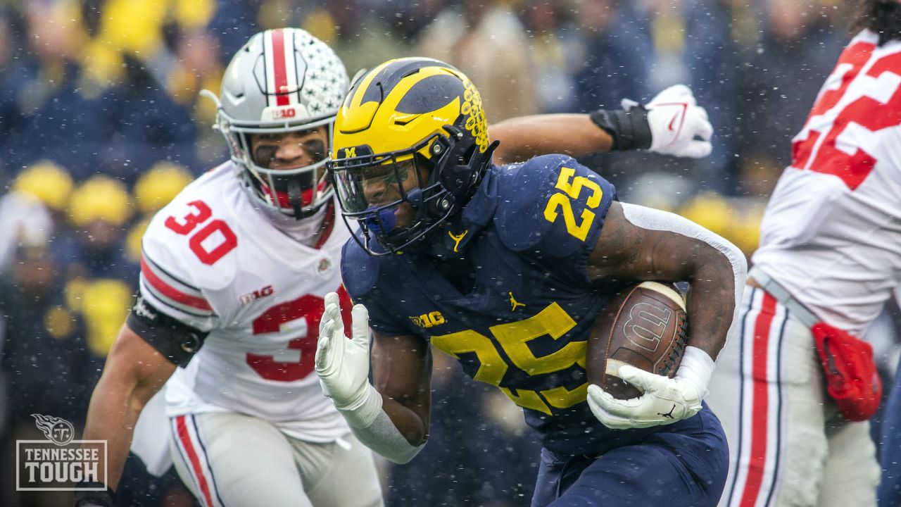 Titans Select Michigan RB Hassan Haskins in the Fourth Round (Pick 131) of  Saturday's NFL Draft