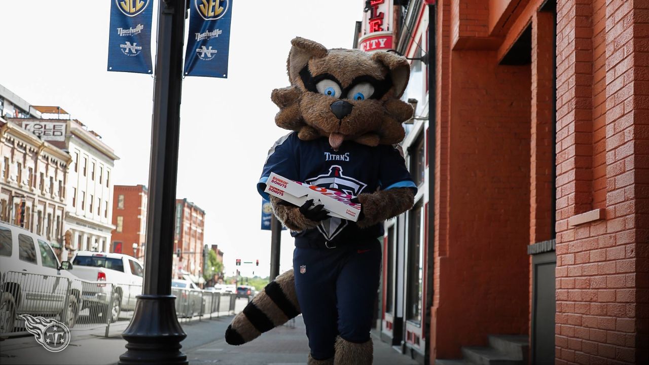 Tennessee Titans - Join Titans mascot T-Rac on his Dunkin