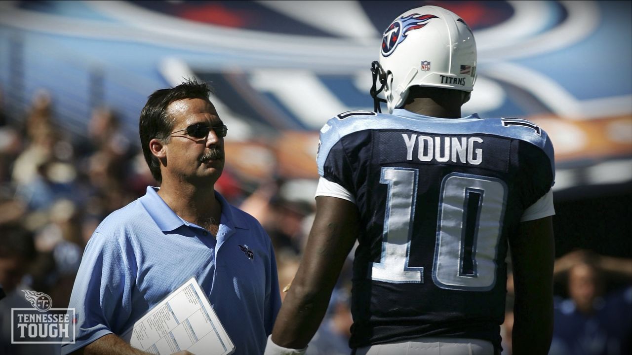 Tennessee Titans head coach Jeff Fisher watches as his Titans host the  visiting Jacksonville Jaguars at LP Field in Nashville, Tennessee on  September 7, 2008. The Titans defeated the Jaguars 17-10. (UPI