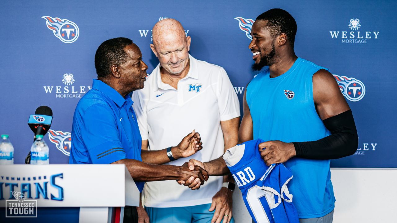 Titans' Byard honored with jersey retirement at MTSU