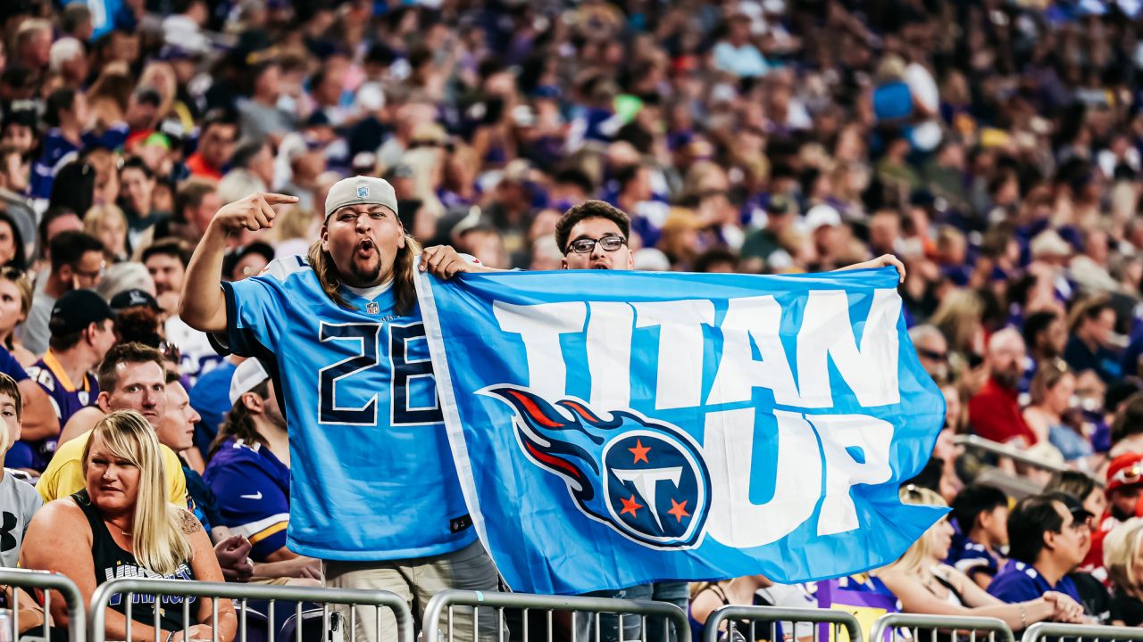 Tennessee Titans cornerback Tre Avery (23) warms up before an NFL preseason  football game against the Minnesota Vikings, Saturday, Aug. 19, 2023 in  Minneapolis. Tennessee won 24-16. (AP Photo/Stacy Bengs Stock Photo - Alamy