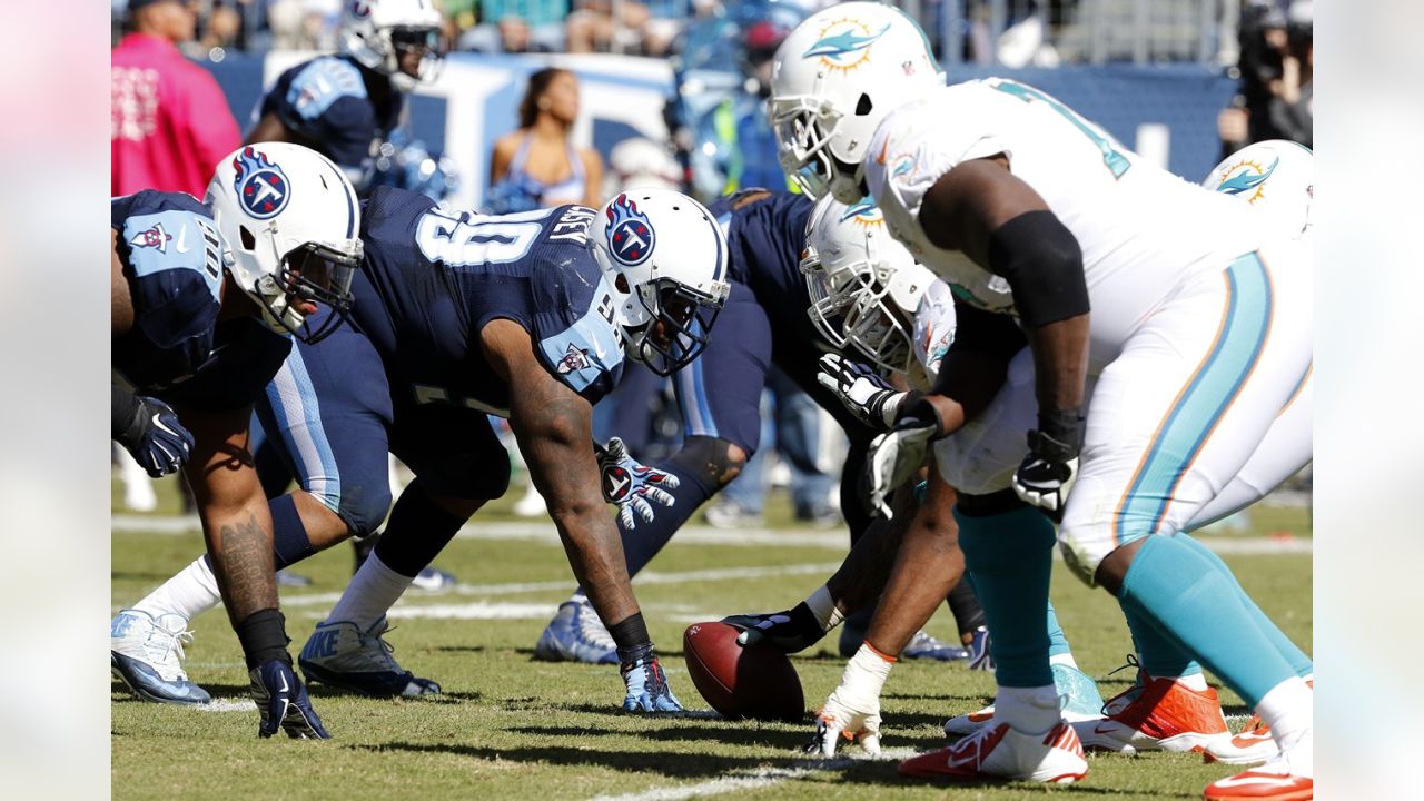 Miami Dolphins tight end Anthony Fasano (80) gets up after scoring