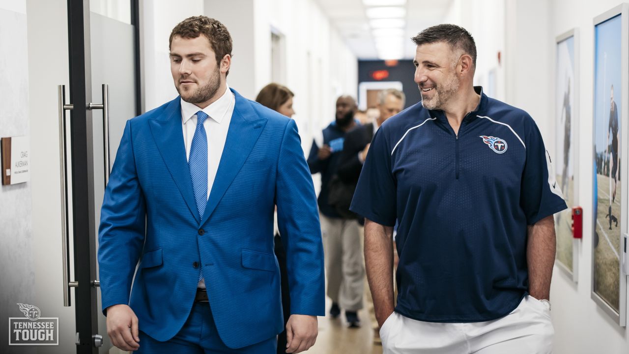 Titans First-Round Pick Peter Skoronski Arrives in Nashville, and