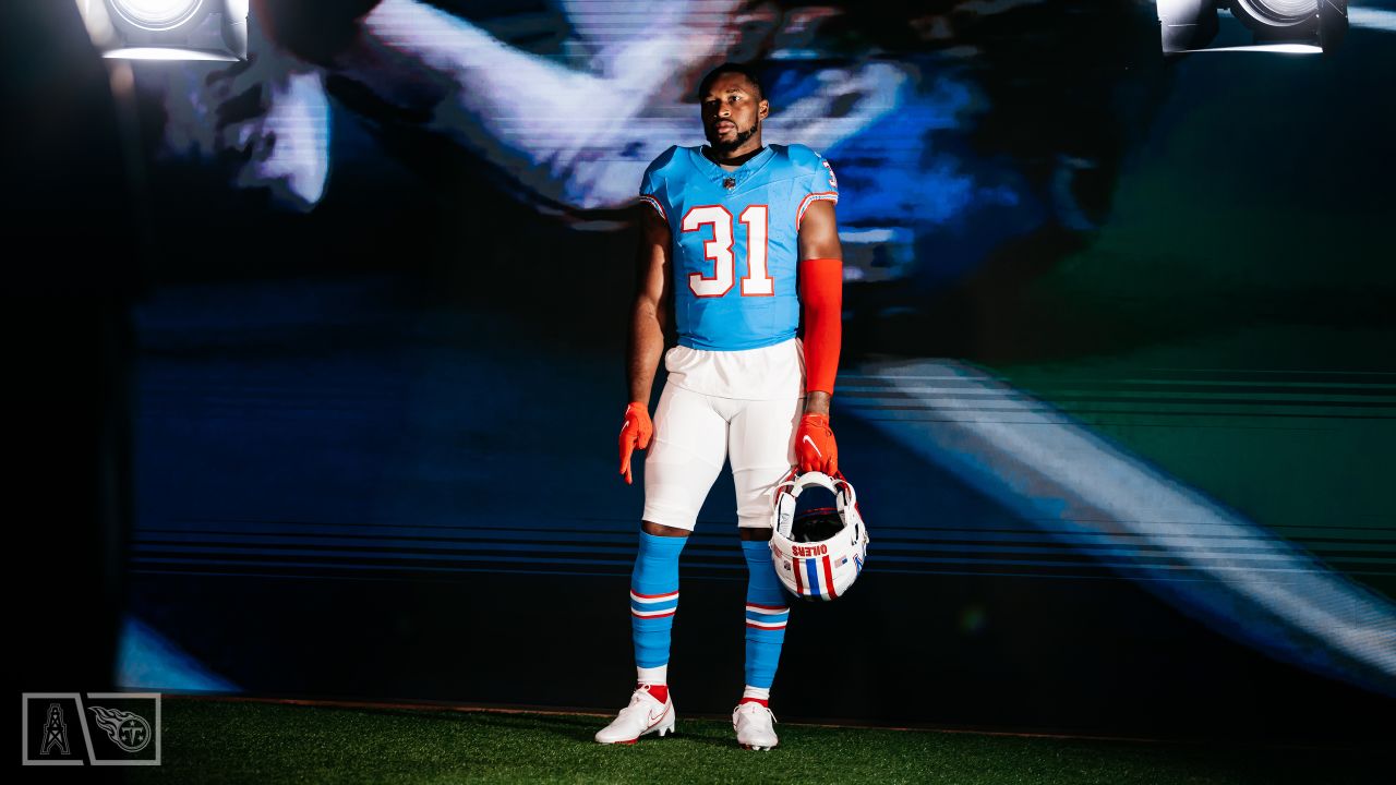 Tennessee Titans' Oilers Throwback Jerseys Leak Out
