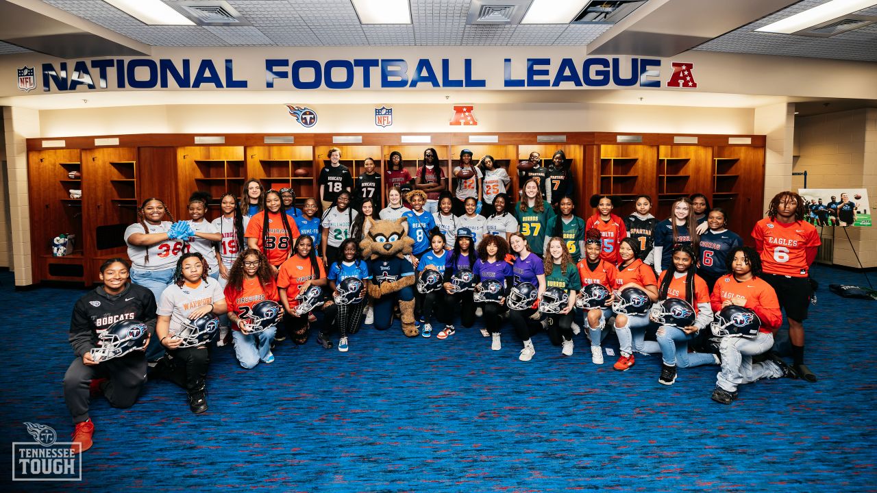 Tennessee Titans donate uniforms to MNPS Girls Flag Football Teams