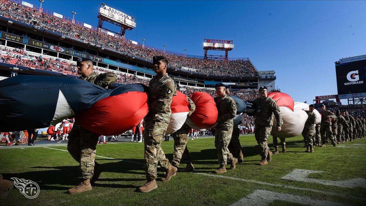 Honoring military heroes with a special 'Salute to Service' at Nissan  Stadium