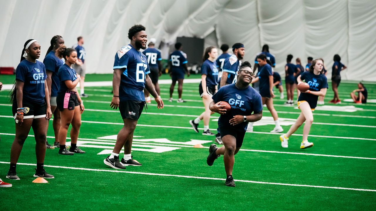 Tennessee Titans Host Development Clinics For Girls Flag Football League -  The Sports Credential