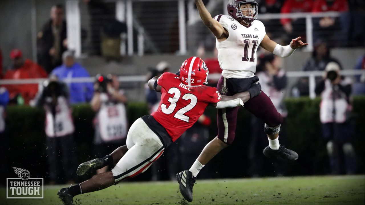 Titans Select Georgia ILB Monty Rice in Third Round of NFL Draft