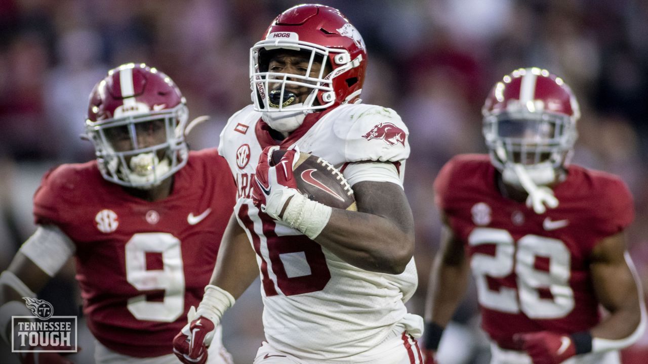 Titans Select Arkansas WR Treylon Burks in the First Round of the NFL Draft  After Trading A.J. Brown to the Eagles