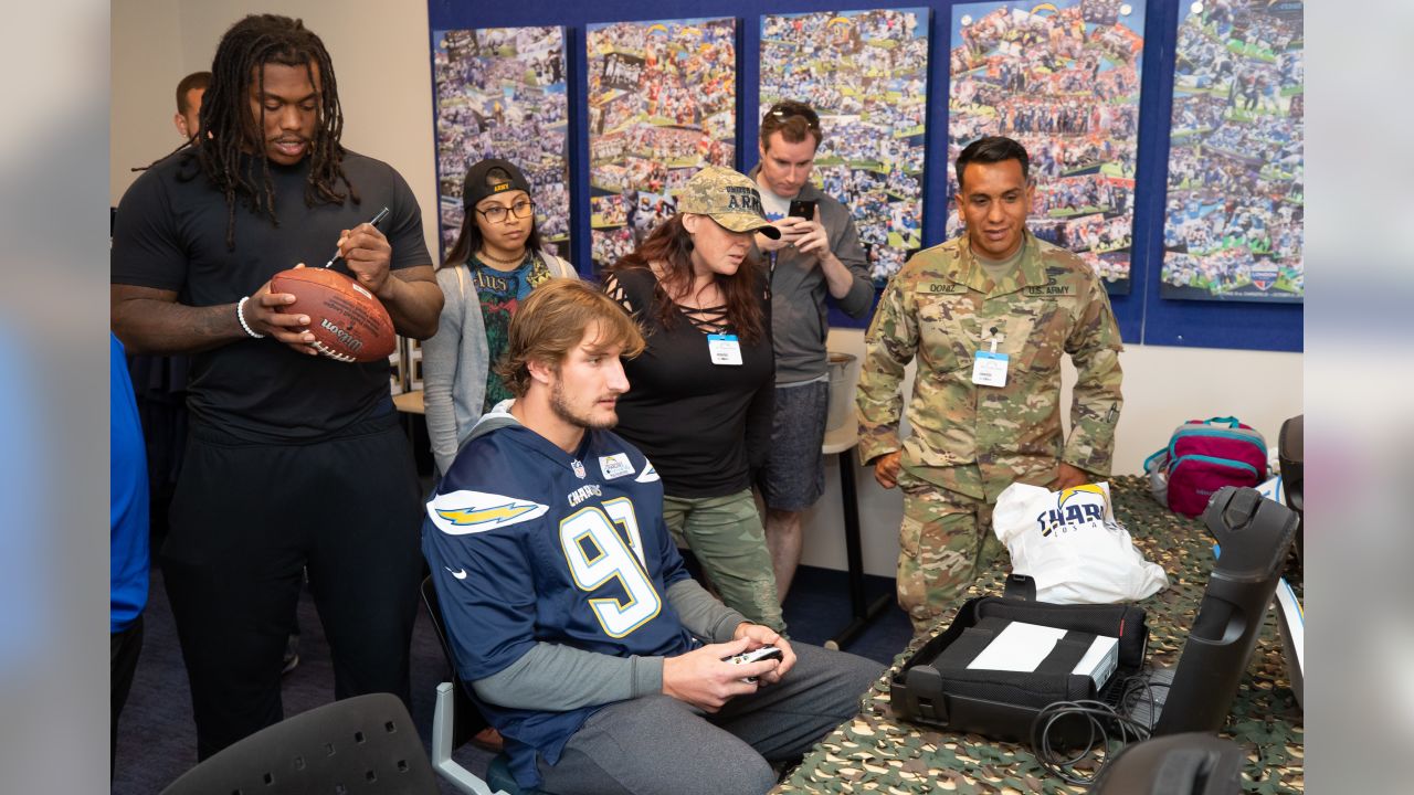 Chargers host numerous for 'Salute to Service' in support of military