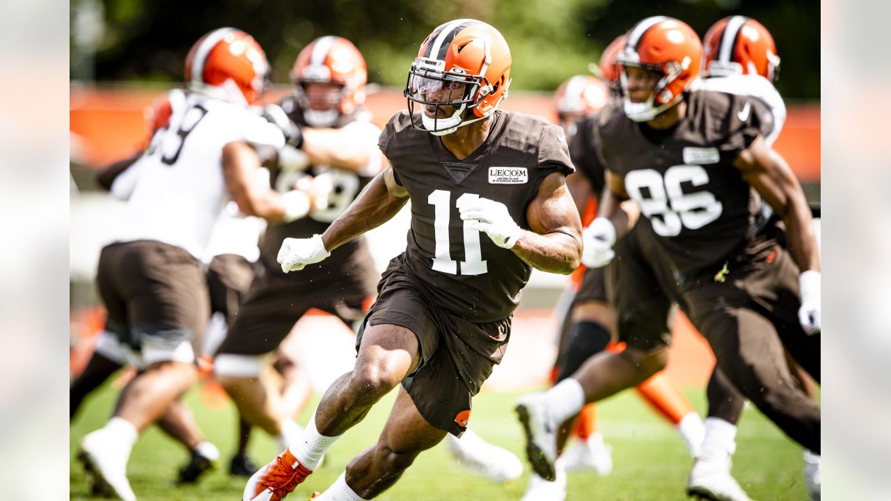 Cleveland Browns outside linebacker Malcolm Smith on the field