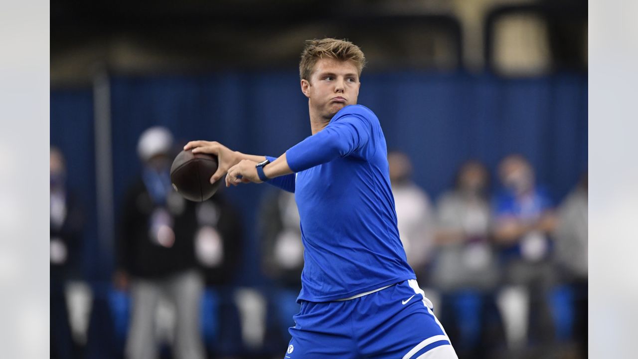 BYU quarterback Zach Wilson shines on pro day in Provo