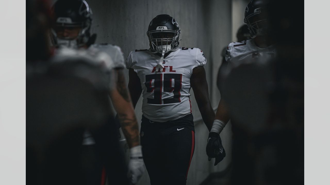 Atlanta Falcons defensive tackle Timmy Horne (93) pictured before