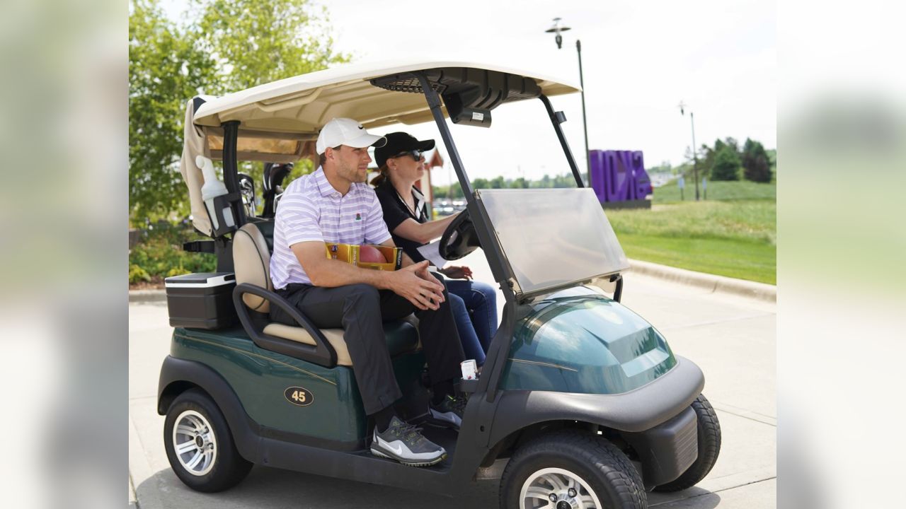 Vikings Golf Cart for cruising around the lake : r/minnesotavikings