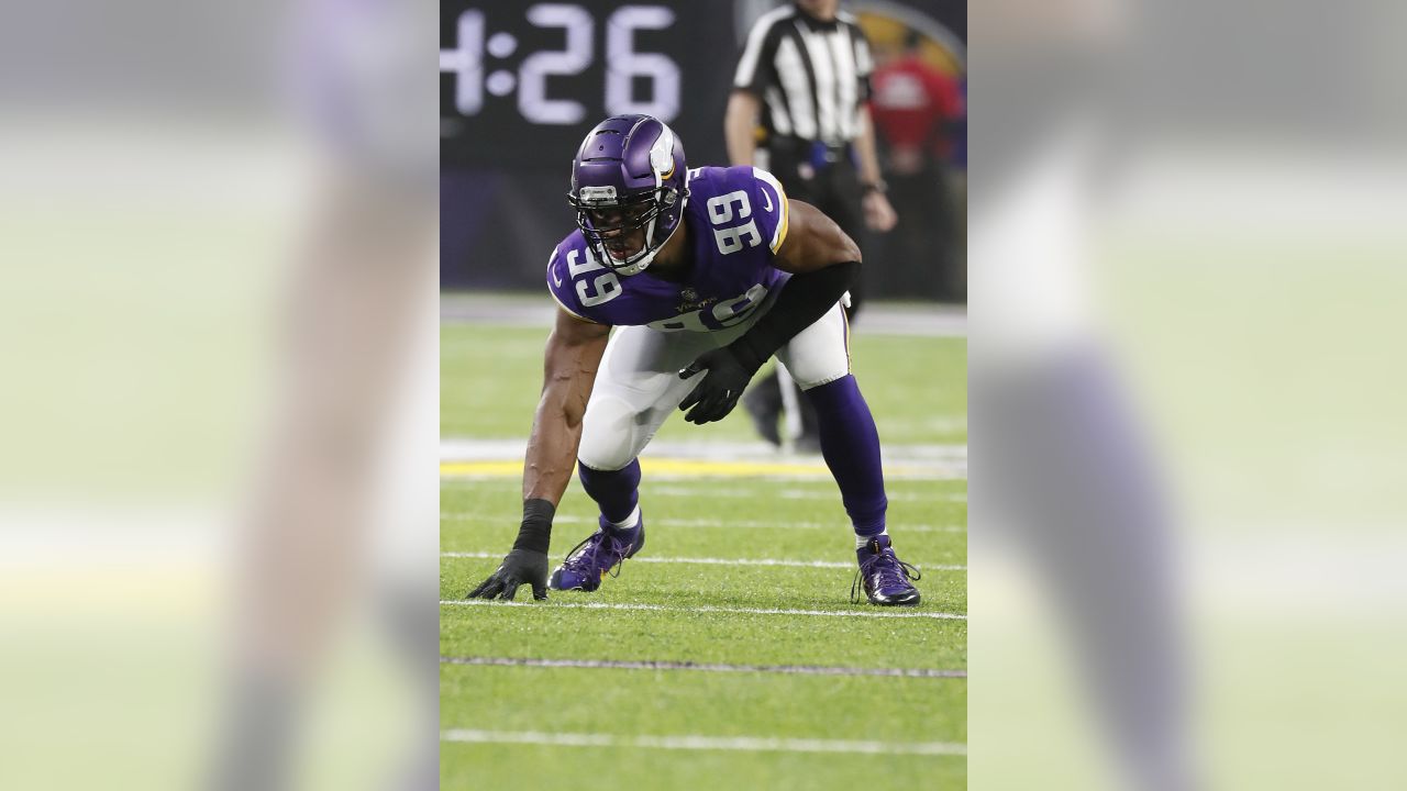 East Rutherford, New Jersey, USA. 6th Oct, 2019. Minnesota Vikings  defensive tackle Shamar Stephen (93) during a NFL game between the Minnesota  Vikings and the New York Giants at MetLife Stadium in