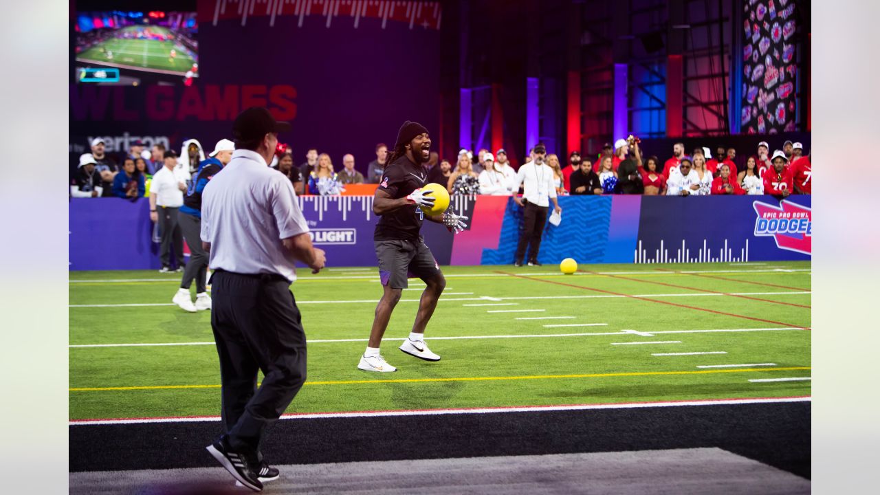 The field for Epic Pro Bowl Dodgeball is seen at the 2022 Pro Bowl