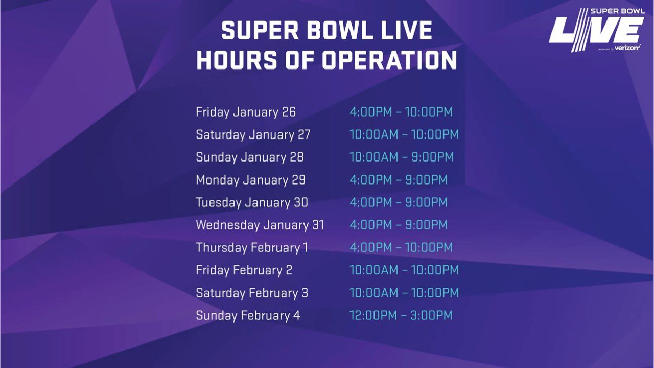 Host Committe Unveils 'Super Bowl Live