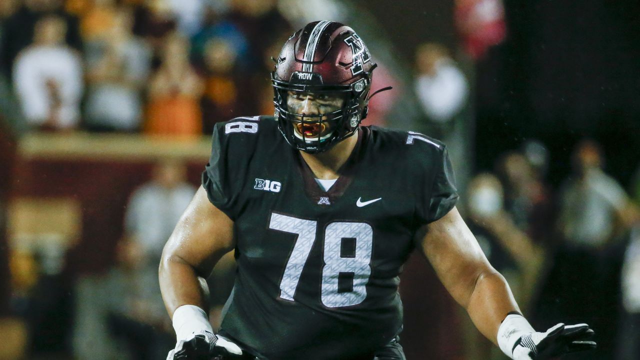 Daniel Faalele Offensive Tackle Minnesota - Pro day Stats