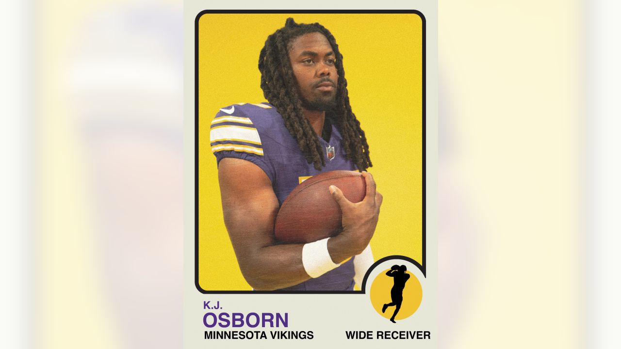 : 2023 Score NFL #115 K.J. Osborn Minnesota Vikings Official  Panini Football Trading Card (Stock Photo Shown, Card in Near Mint to Mint  Condition) : Sports & Outdoors