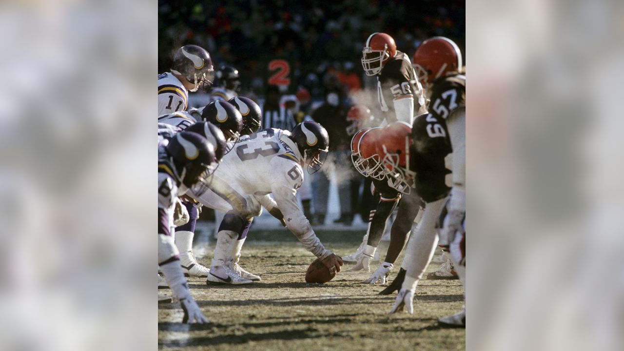 Flashback – Browns vs Vikings – 1969 NFL Championship game. We show this  clip b