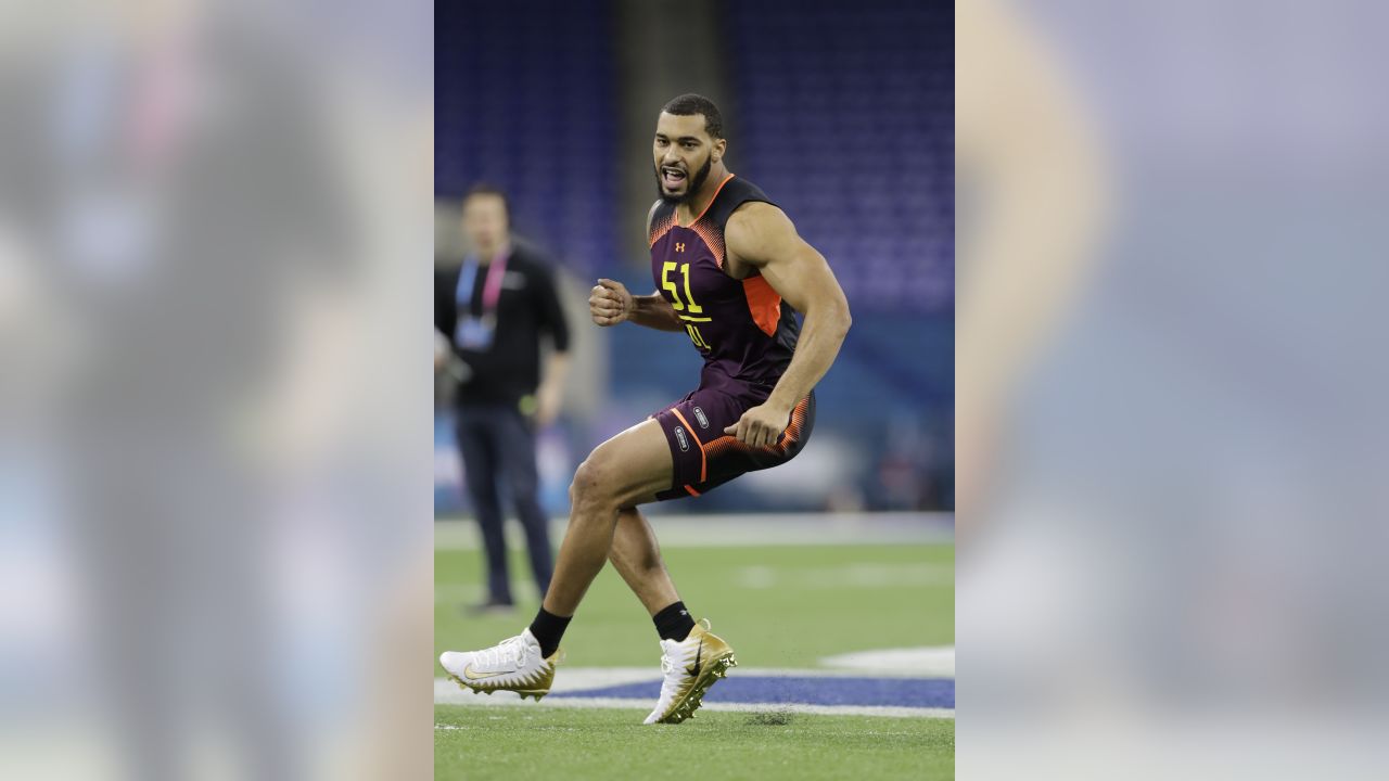 Montez Sweat 40-Yard Dash NFL Combine Record for Linemen