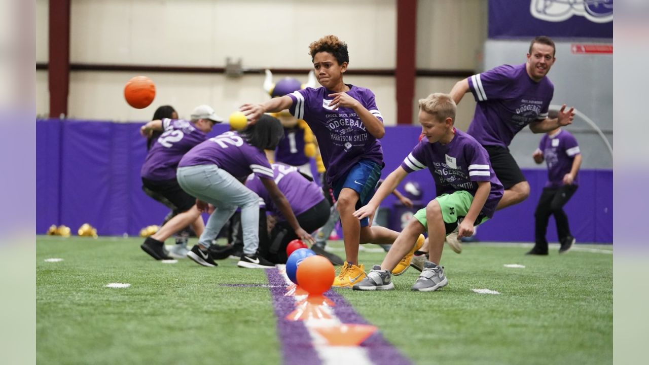 Harrison Smith Surprises Big Brothers Big Sisters at Dodgeball Game