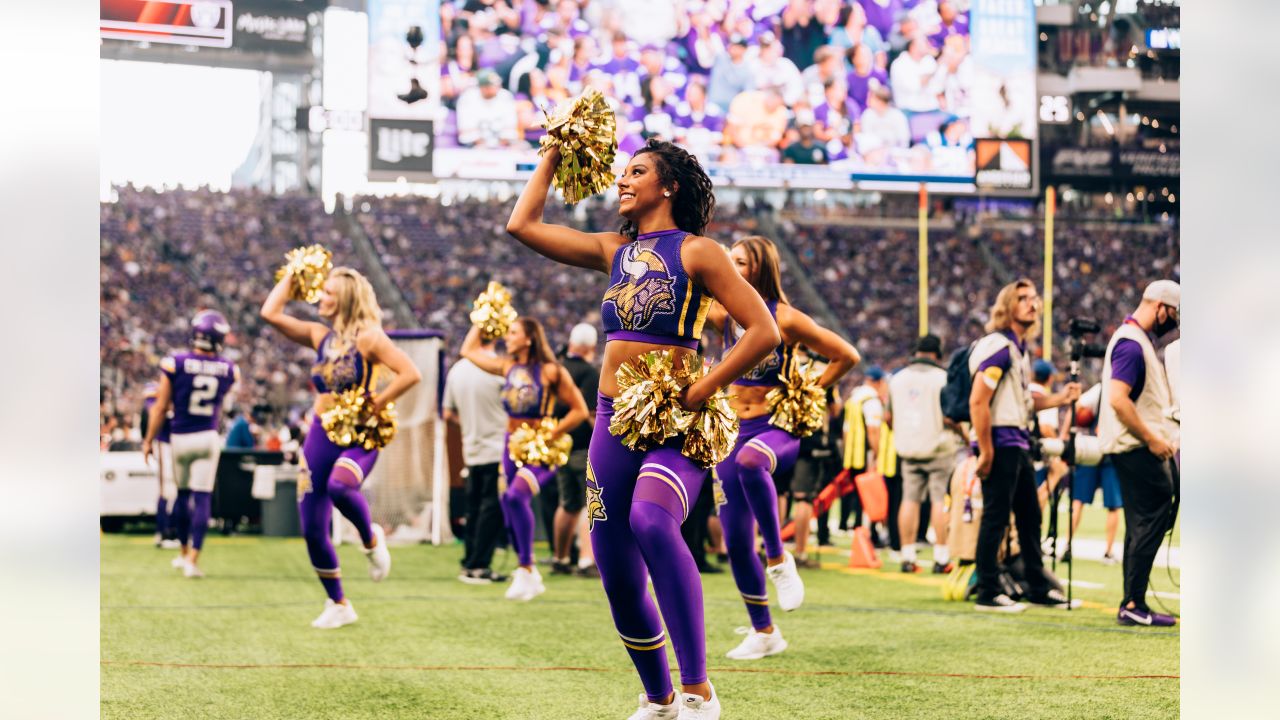 Thursday Night Cheerleaders From Minnesota Vikings vs. Philadelphia Eagles  Week 2 Clash Steal the Spotlight - EssentiallySports