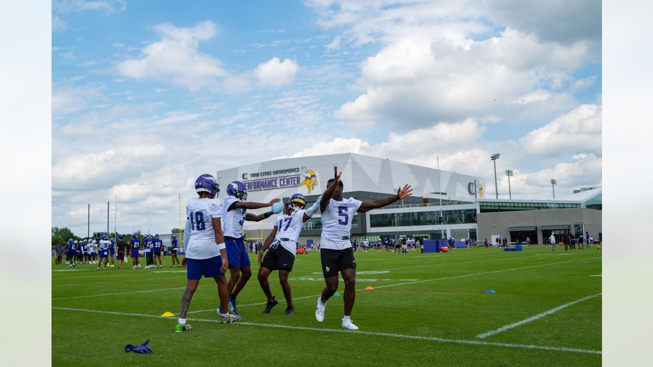 Scenes from Vikings training camp