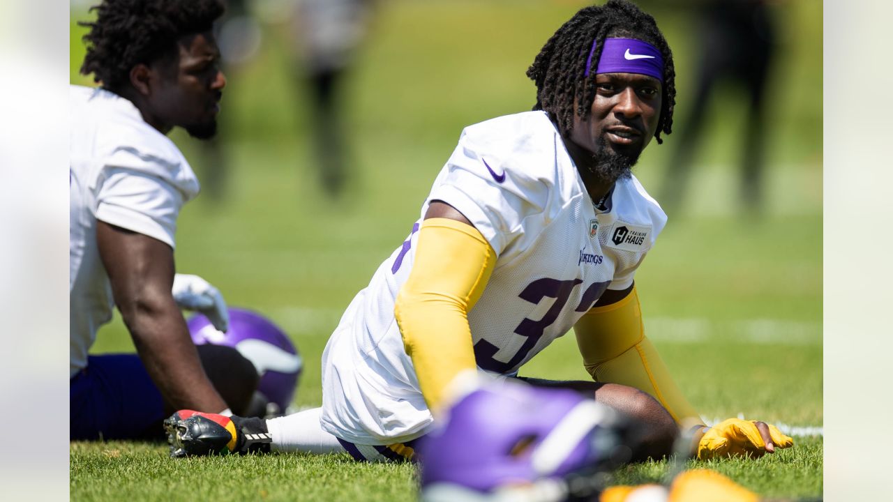 Justin Jefferson attends Vikings mandatory minicamp. Danielle