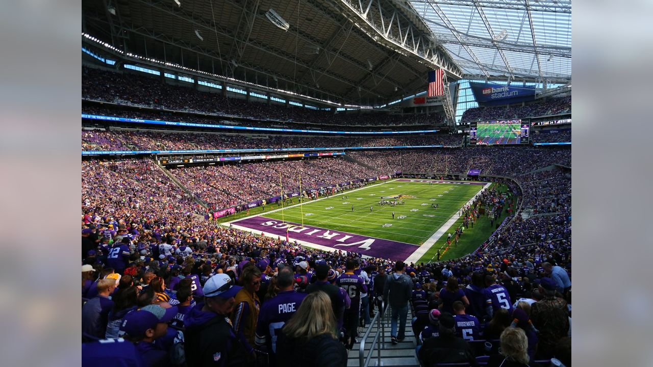 Download wallpapers Minnesota Vikings, US Bank Stadium, Minneapolis,  Minnesota, National Football League, NFL, sports arena, USA for desktop  free. Pictures for …