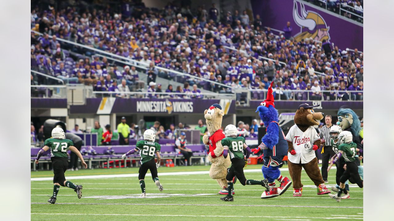 Indianapolis Colts vs. Minnesota Vikings. Fans support on NFL Game.  Silhouette of supporters, big screen with two rivals in background Stock  Photo - Alamy