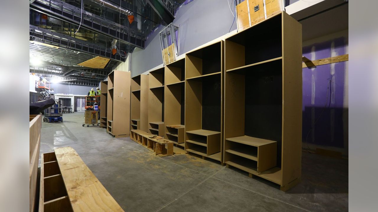Minnesota Vikings on X: The #Vikings locker room at @usbankstadium is  almost complete! PHOTOS:   /  X