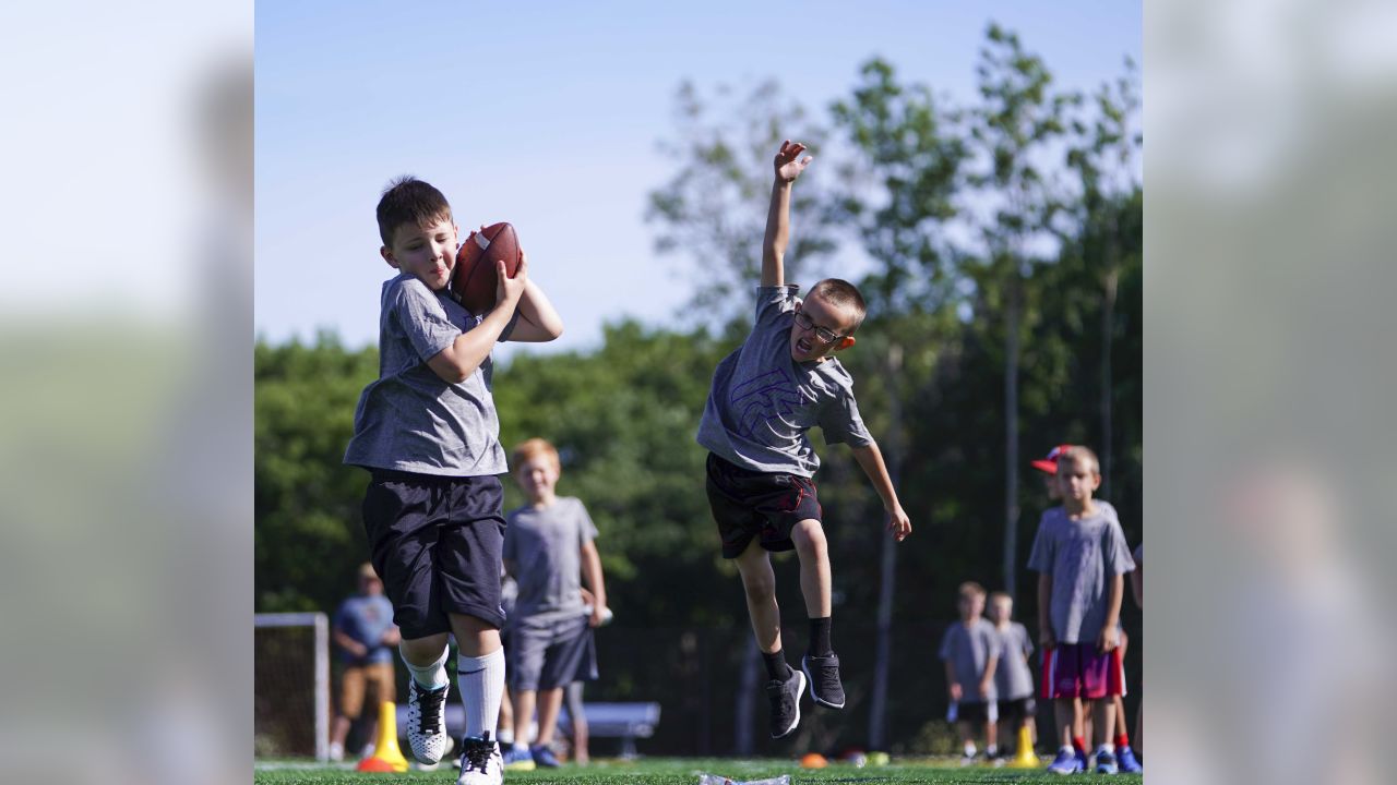 Former Vikings TE Kyle Rudolph hosts annual kids camp in Plymouth