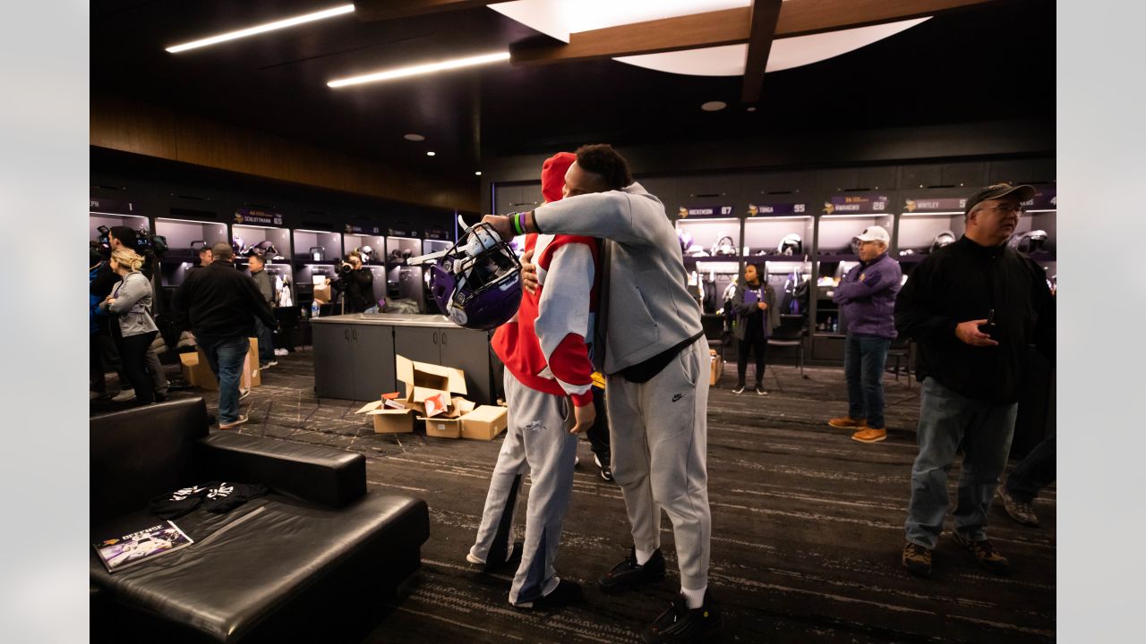 Minnesota Vikings on X: A look inside the #Vikings locker room before the  team took the field on Saturday night.  / X