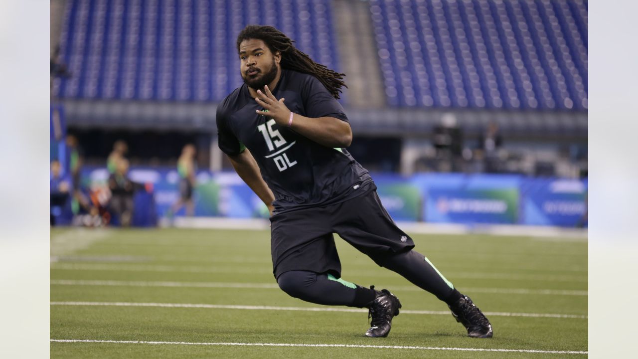 Brian O'Neill runs fastest 40-yard dash among offensive linemen at