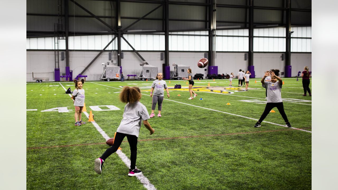 C.J. Ham helps Vikings kickoff girls flag football jamboree -  –  With you for life