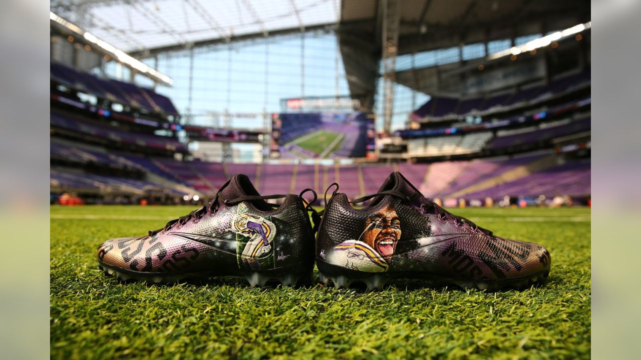 Custom MNF cleats for @drewbrees with some of his MNF highlights