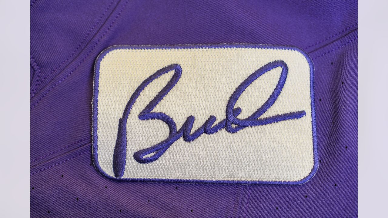 Men's Vikings Bud Grant Patch Classic Limited Jersey - All Stitched - Vgear