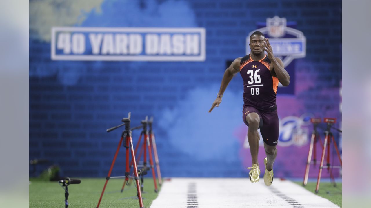 Temple cornerback Rock Ya-Sin runs an official 4.51 40-yard dash at 2019  combine