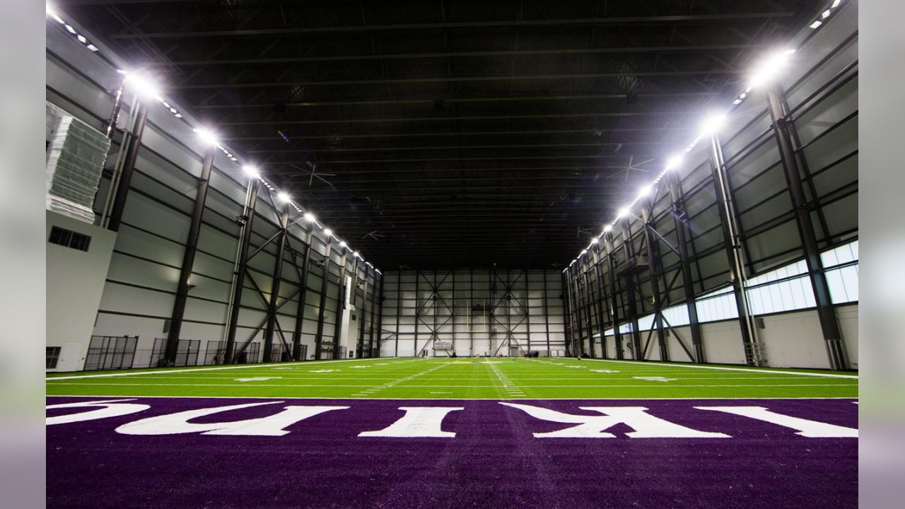 New Vikings Indoor Practice Facility at TCO Performance Center Complete