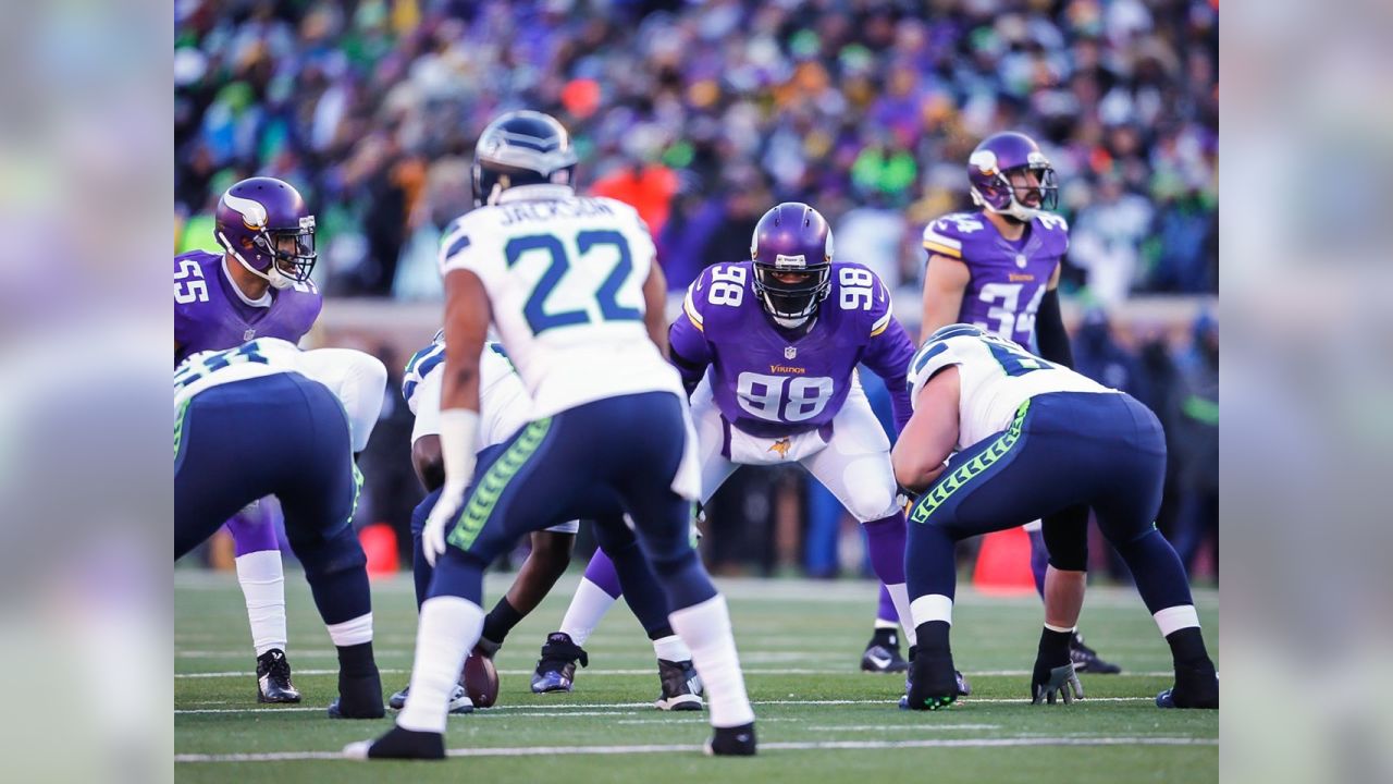 PHOTOS: Seahawks-Vikings Freezing Playoff Game