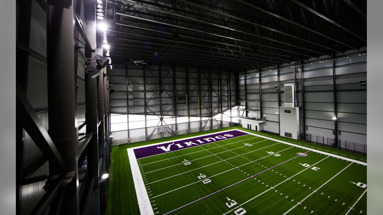 Turf Installed at the New Vikings Indoor Practice Facility - Kiefer USA