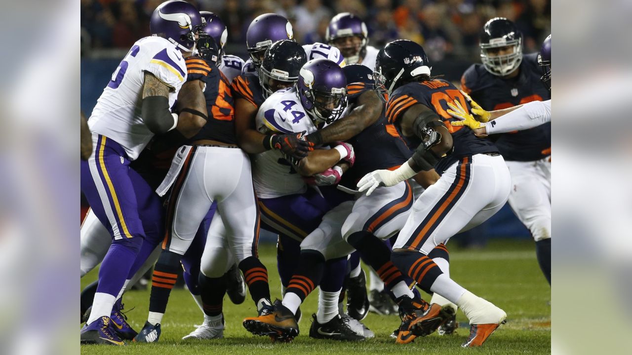 Vikings Battle the Bears on Halloween Night